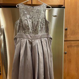 Silver Lace Dress